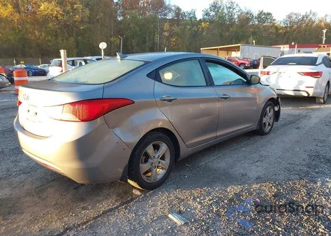 2013 Hyundai Elantra Gls из США, поврежденный, VIN KMHDH4AE0DU895818